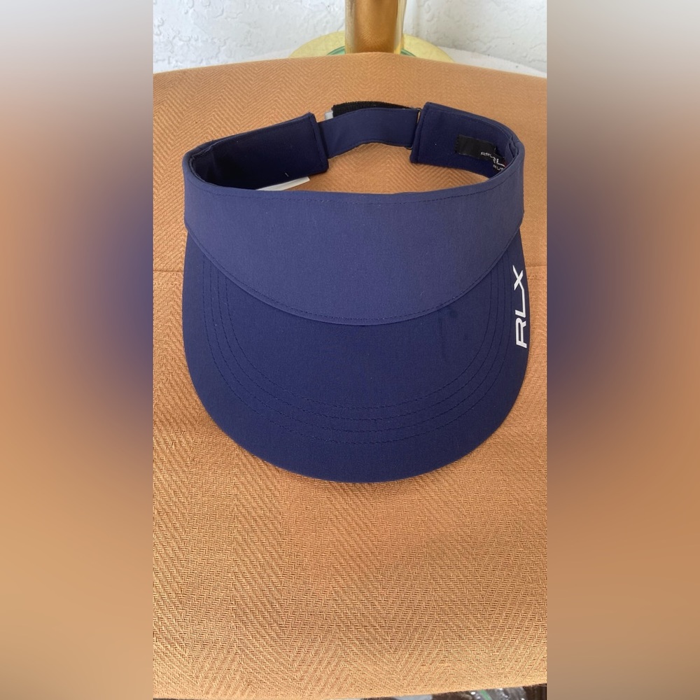 NWT Ralph Lauren active sport visor H204JG03 color navy adjustable